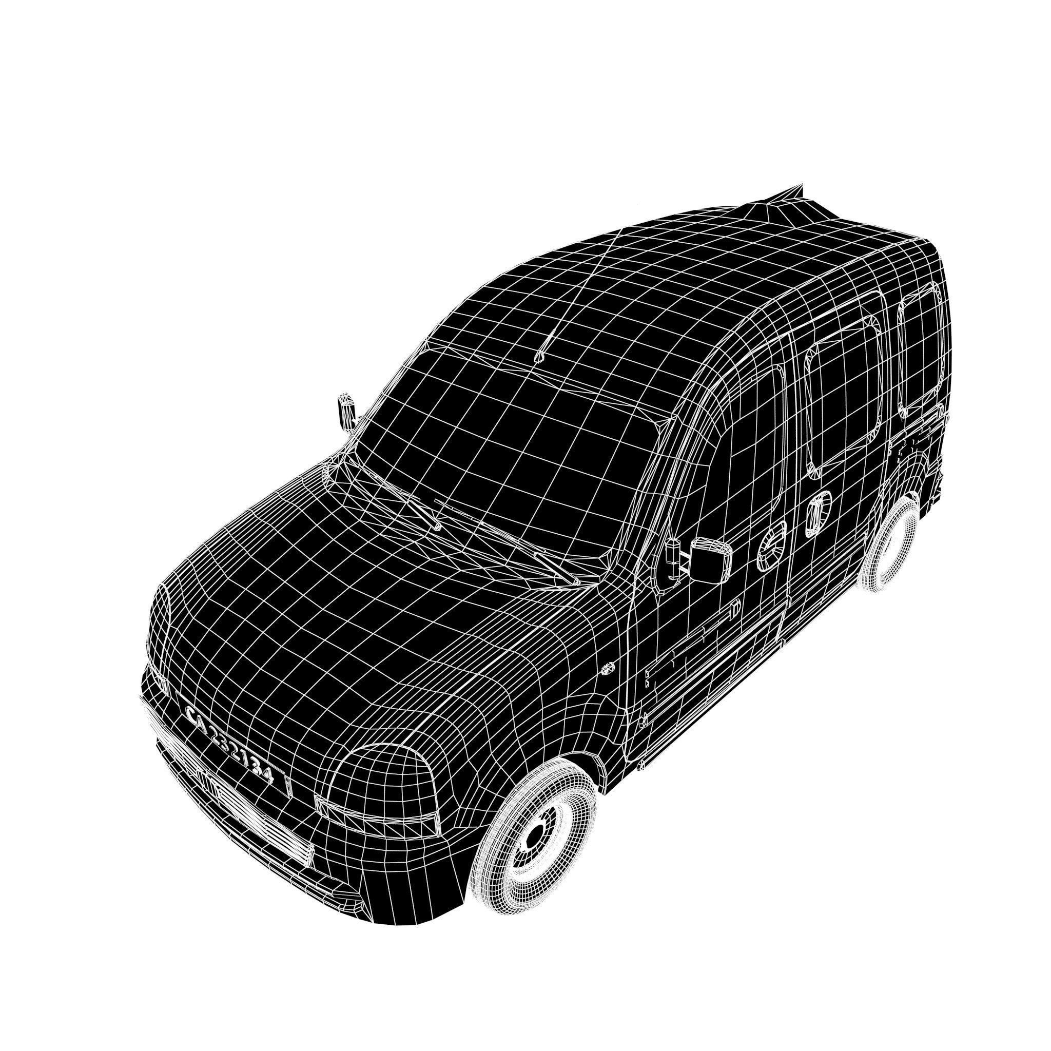 Fantasy Van 3D model_11