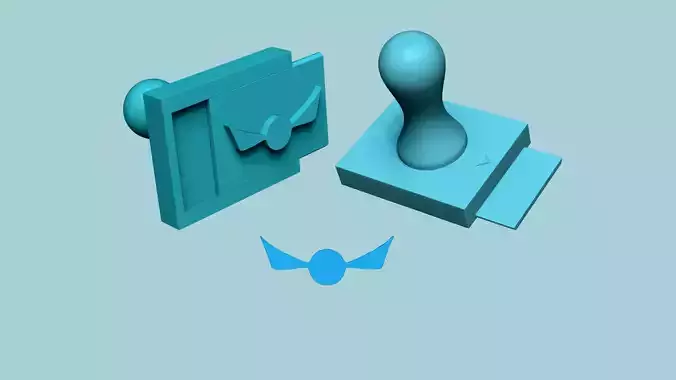 Stamp 84 Flying Snitch - Fondant Decoration Maker Toy 3D print model