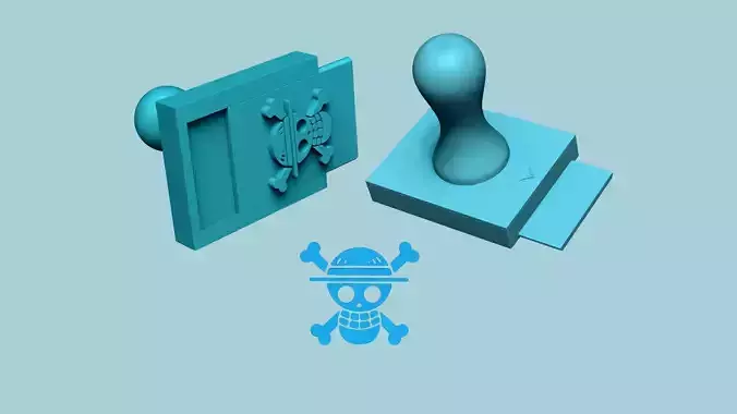 Stamp 85 - One Piece - Fondant Decoration Maker Toy