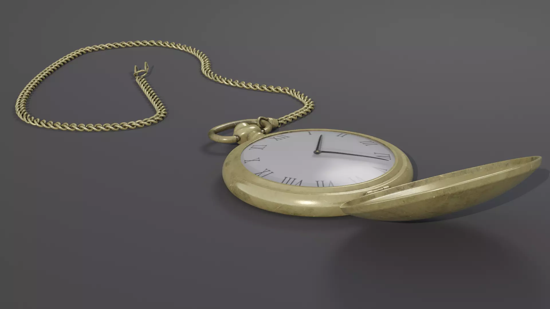 Pocket Watch 3D model_0