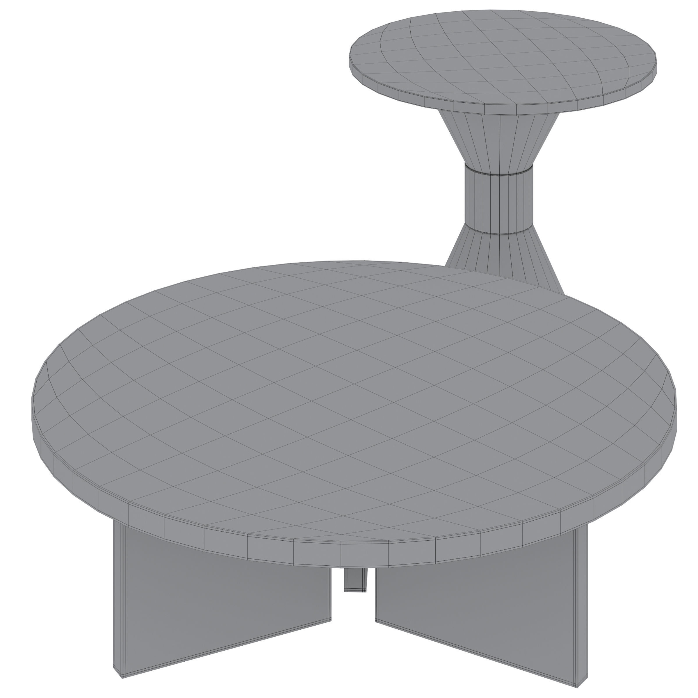 Coffee Table DEL MAR and HOLBROOK by Cazarina 3D model_3