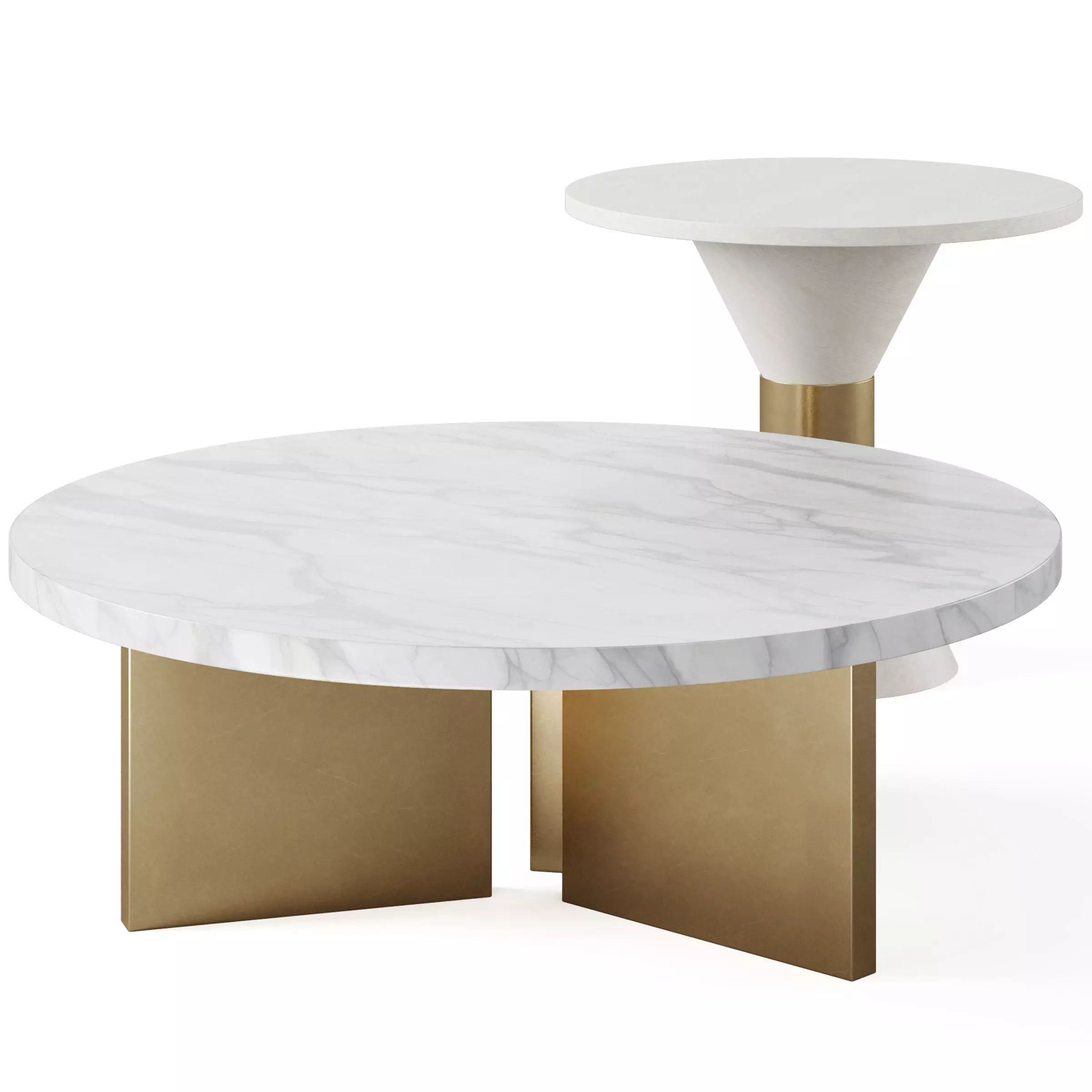 Coffee Table DEL MAR and HOLBROOK by Cazarina 3D model_0