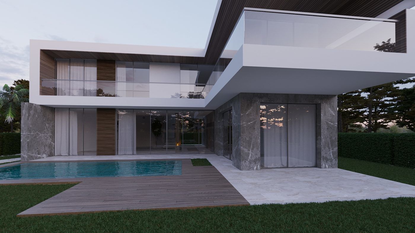 modern-villa-d 3D model_1
