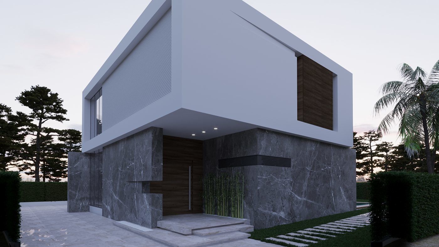 modern-villa-d 3D model_3