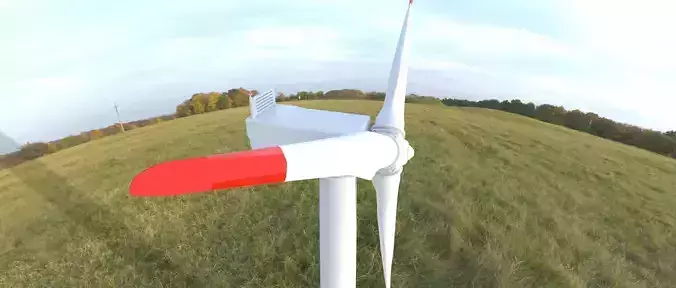 Printable Wind Turbine Model