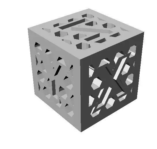 Calibration Cube Model 5 Free 3D print model