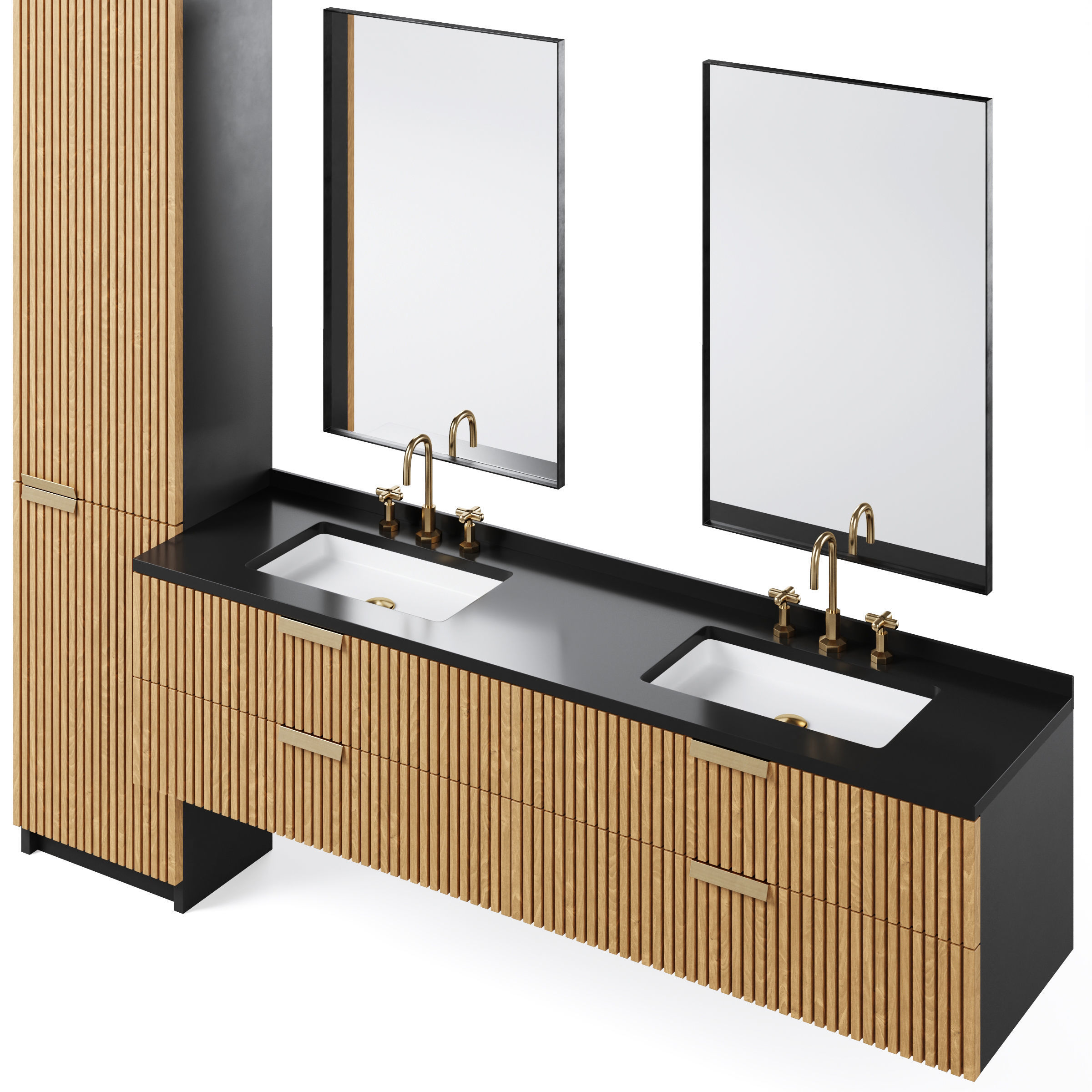 Vanity unit KASABLANCA by Cazarina 3D model_3