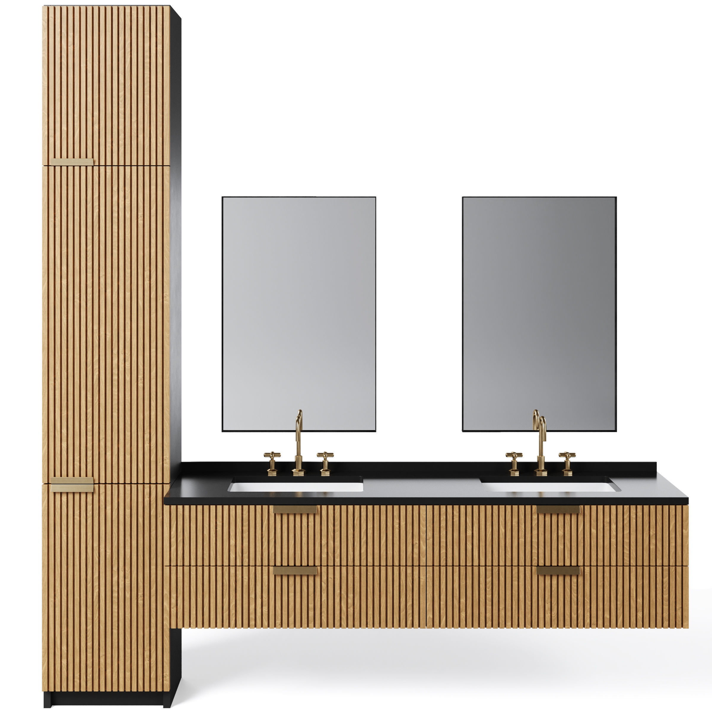 Vanity unit KASABLANCA by Cazarina 3D model_1