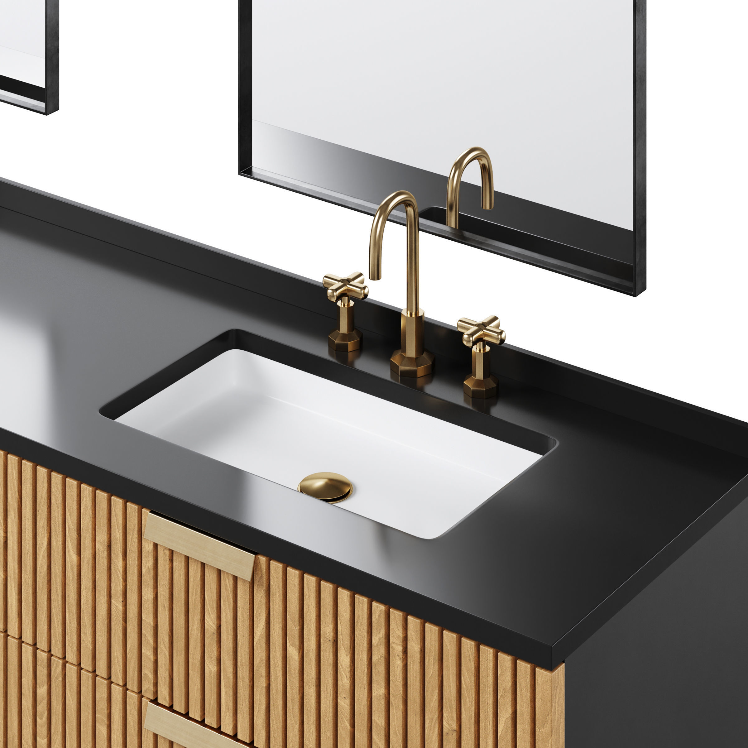 Vanity unit KASABLANCA by Cazarina 3D model_2