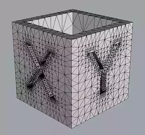 Calibration cube model 2 