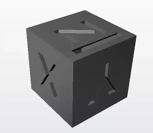 Calibration cube model 6 