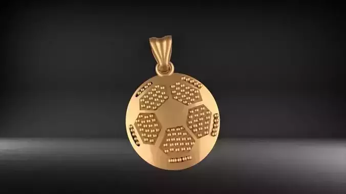 Soccer Ball Pendant necklace Charm sports jewelry 