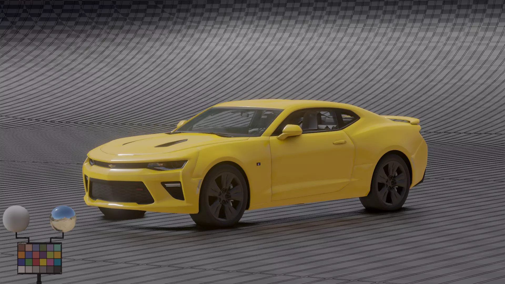 Chevrolet camaro Original Low-poly 3D model