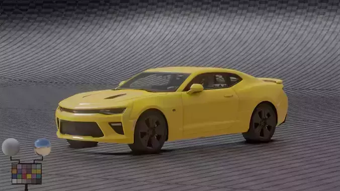 Chevrolet camaro Original Low-poly 3D model