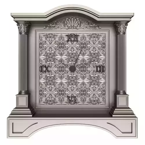 Classic Clock 016 Chrome