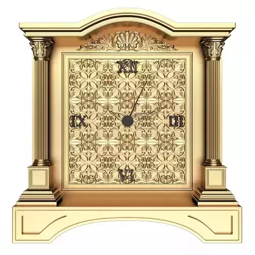 Classic Clock 016 Gold