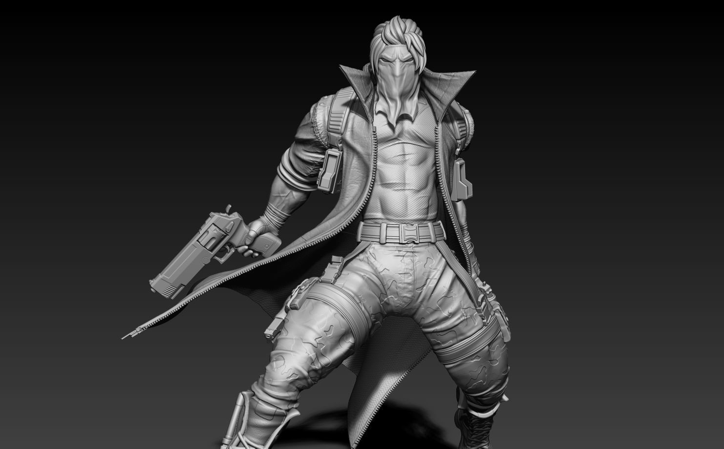 Wild CATs All 6 figurines 3D print model_4