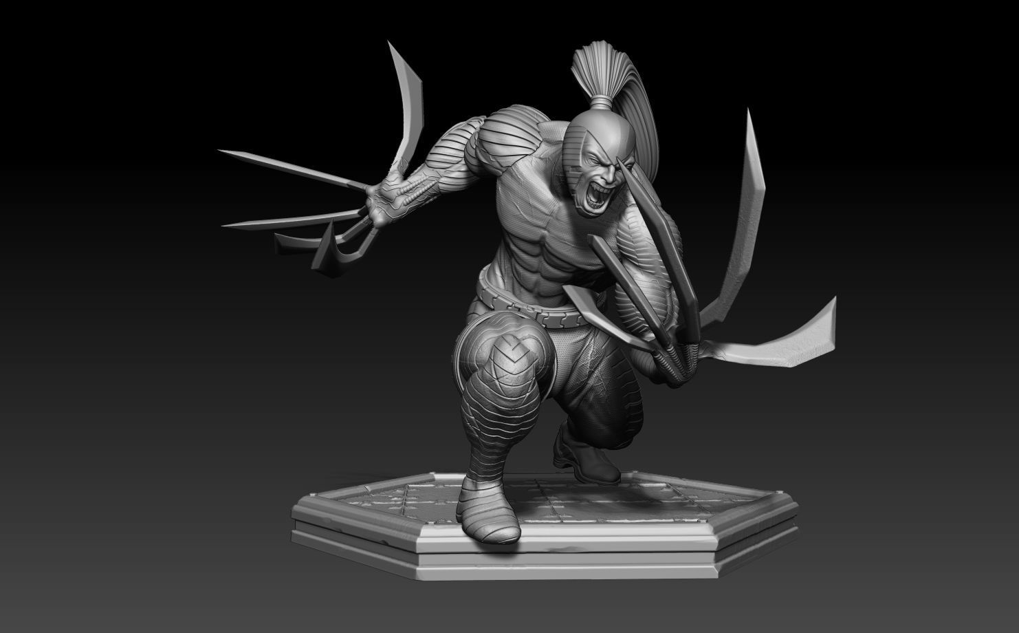 Wild CATs All 6 figurines 3D print model_18