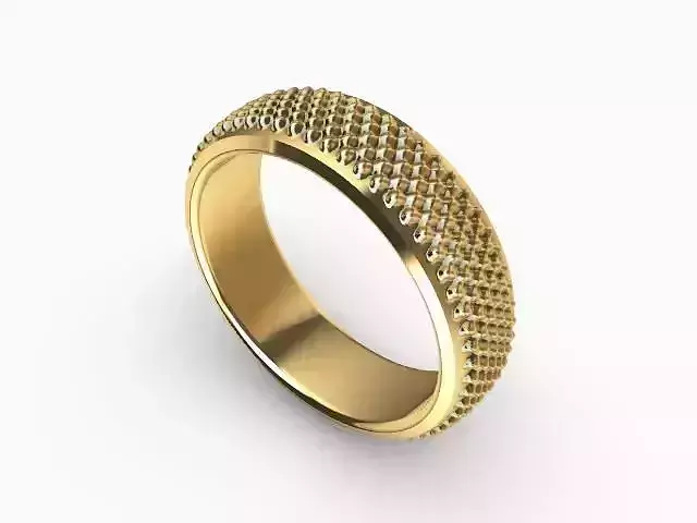 nest woven ring band US size 9 3D print model