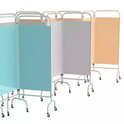 Mobile Folding Hospital Privacy Screen Collection