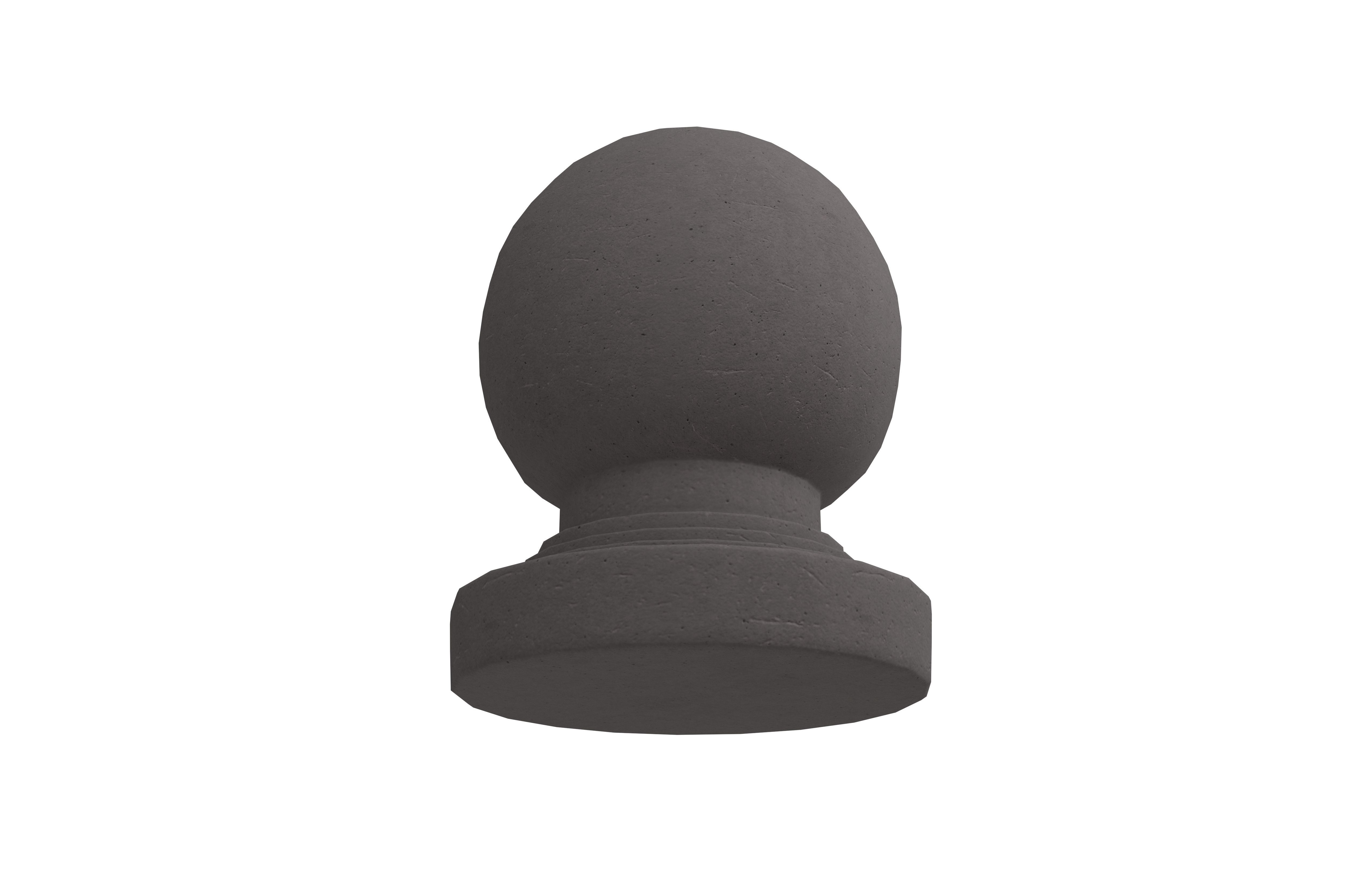 Round Rock Road Blocks Stone v1 002 Low-poly 3D model_3