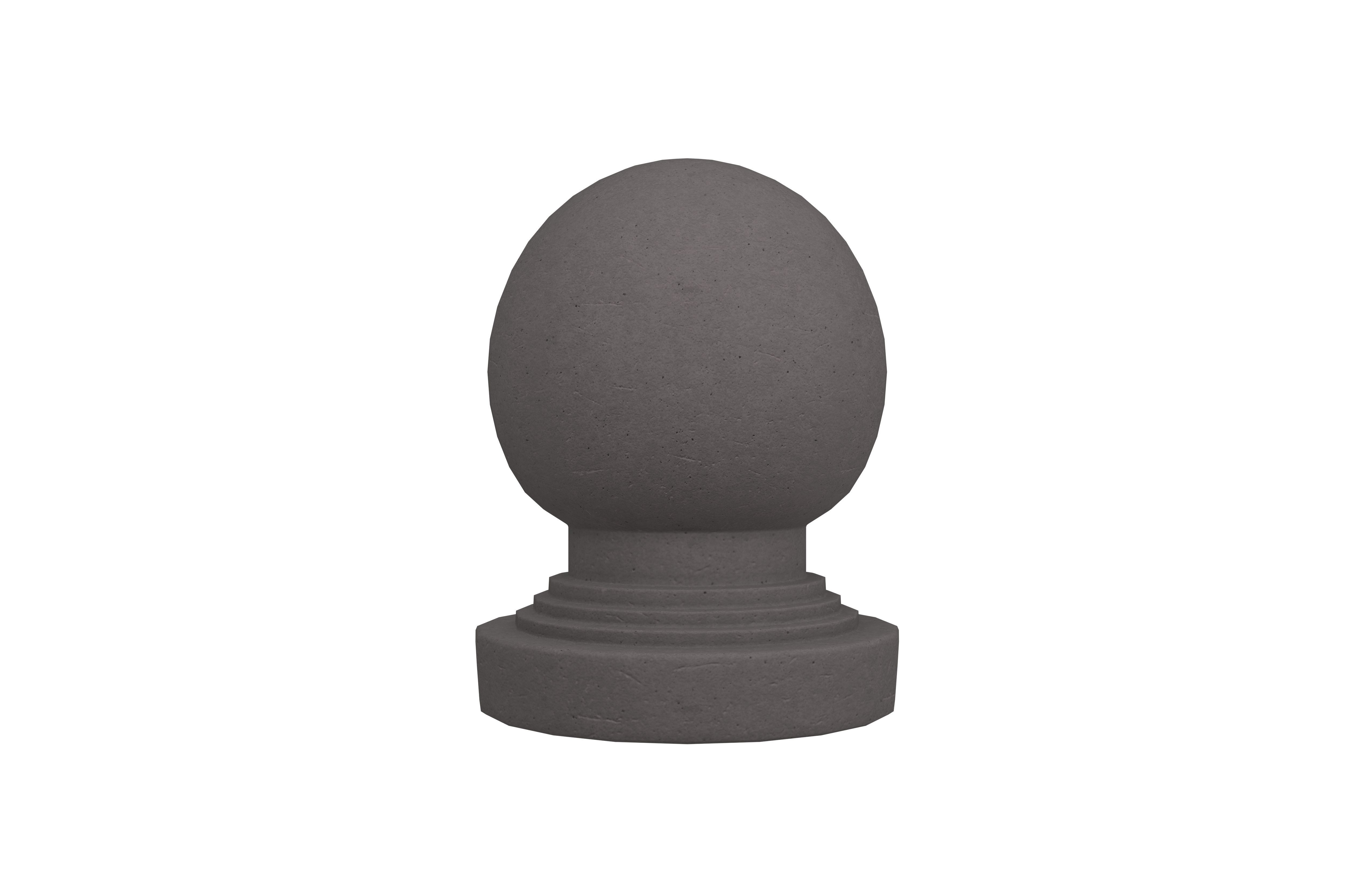 Round Rock Road Blocks Stone v1 002 Low-poly 3D model_1