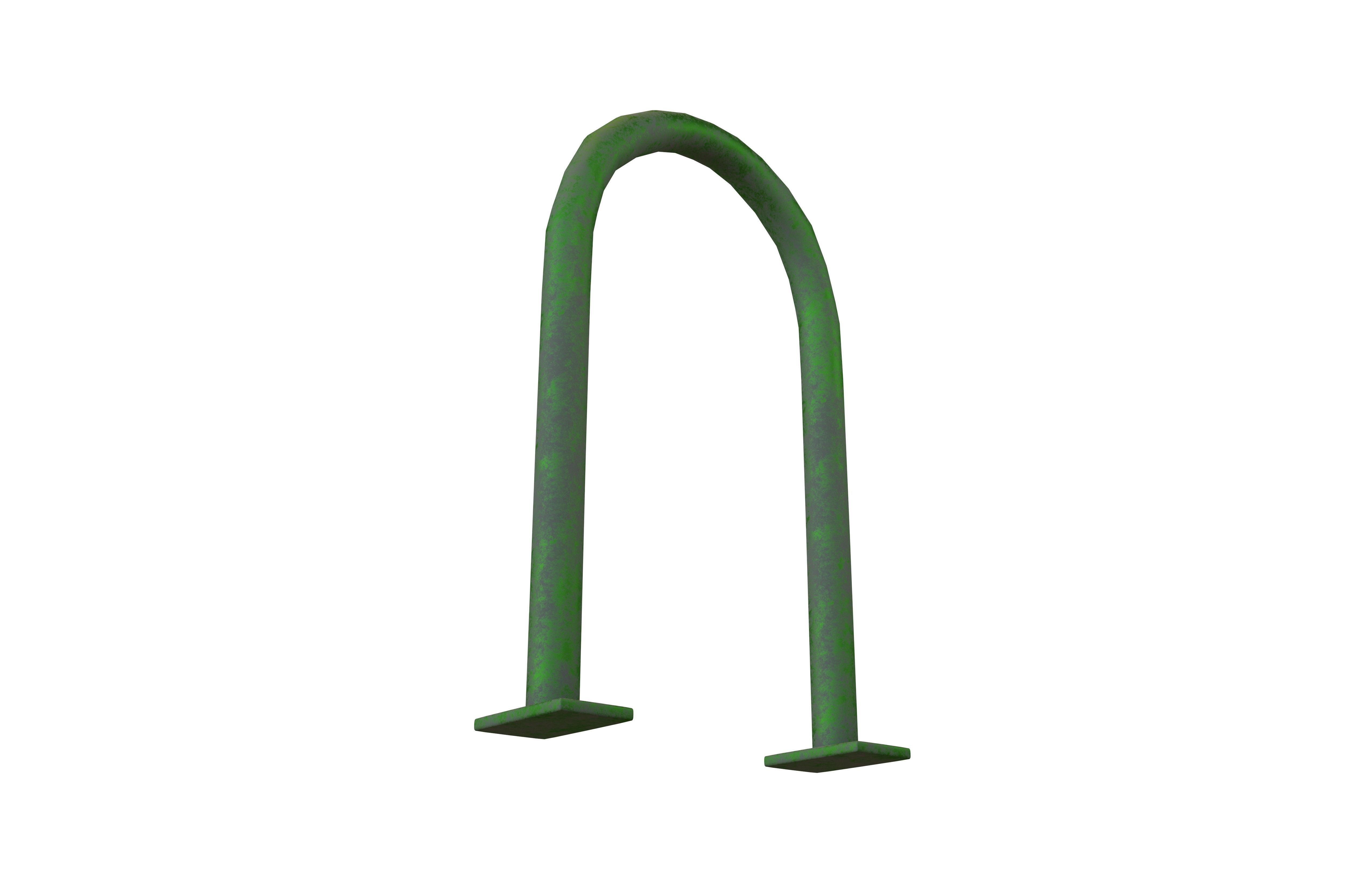 Hoop Rack v1 008 Low-poly 3D model_3