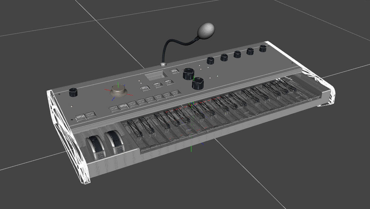 KORG microKORG 3D model_3