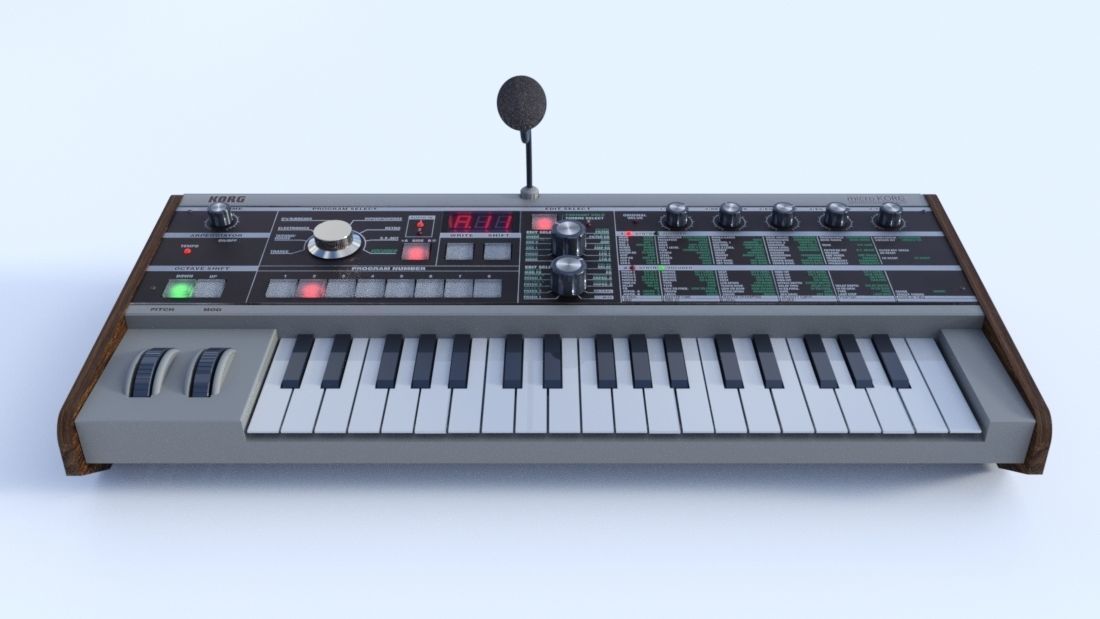 KORG microKORG 3D model_1