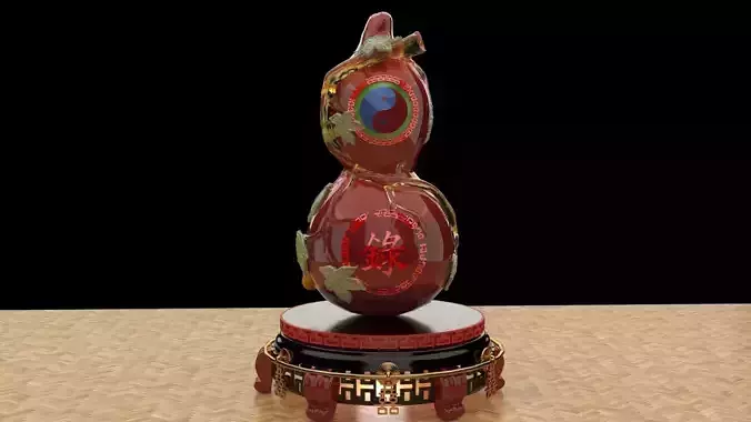 Chinese  gourd 3D 