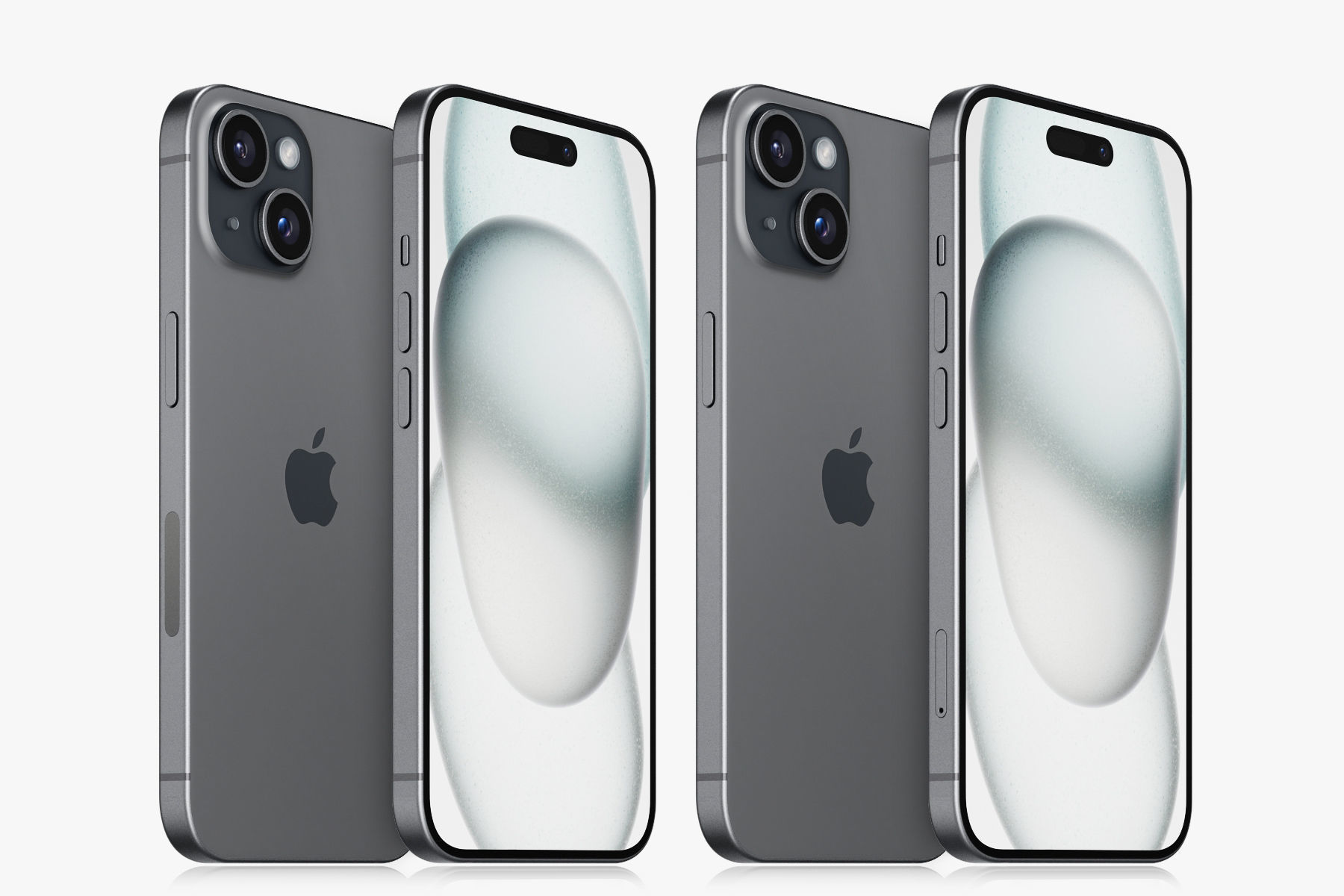 Apple iPhone 15 all colors 3D model_17