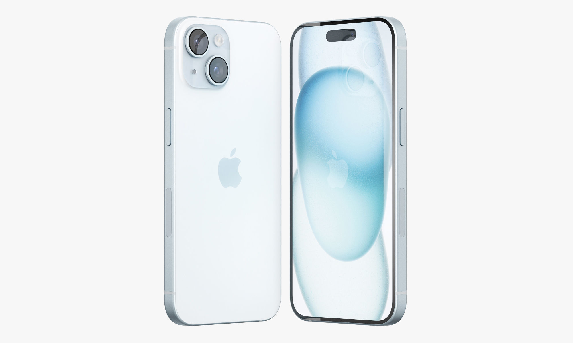 Apple iPhone 15 all colors 3D model_14