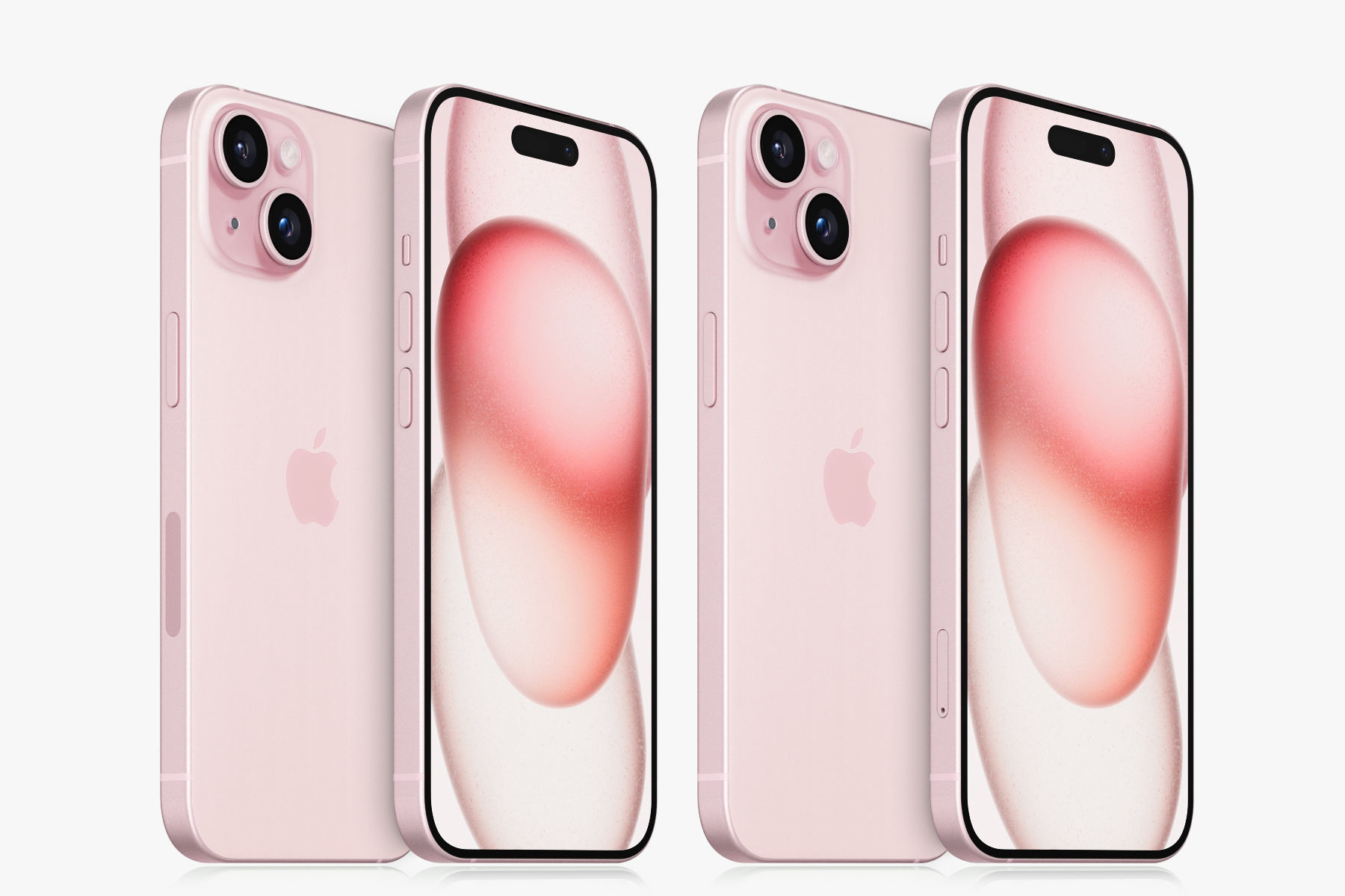 Apple iPhone 15 all colors 3D model_5