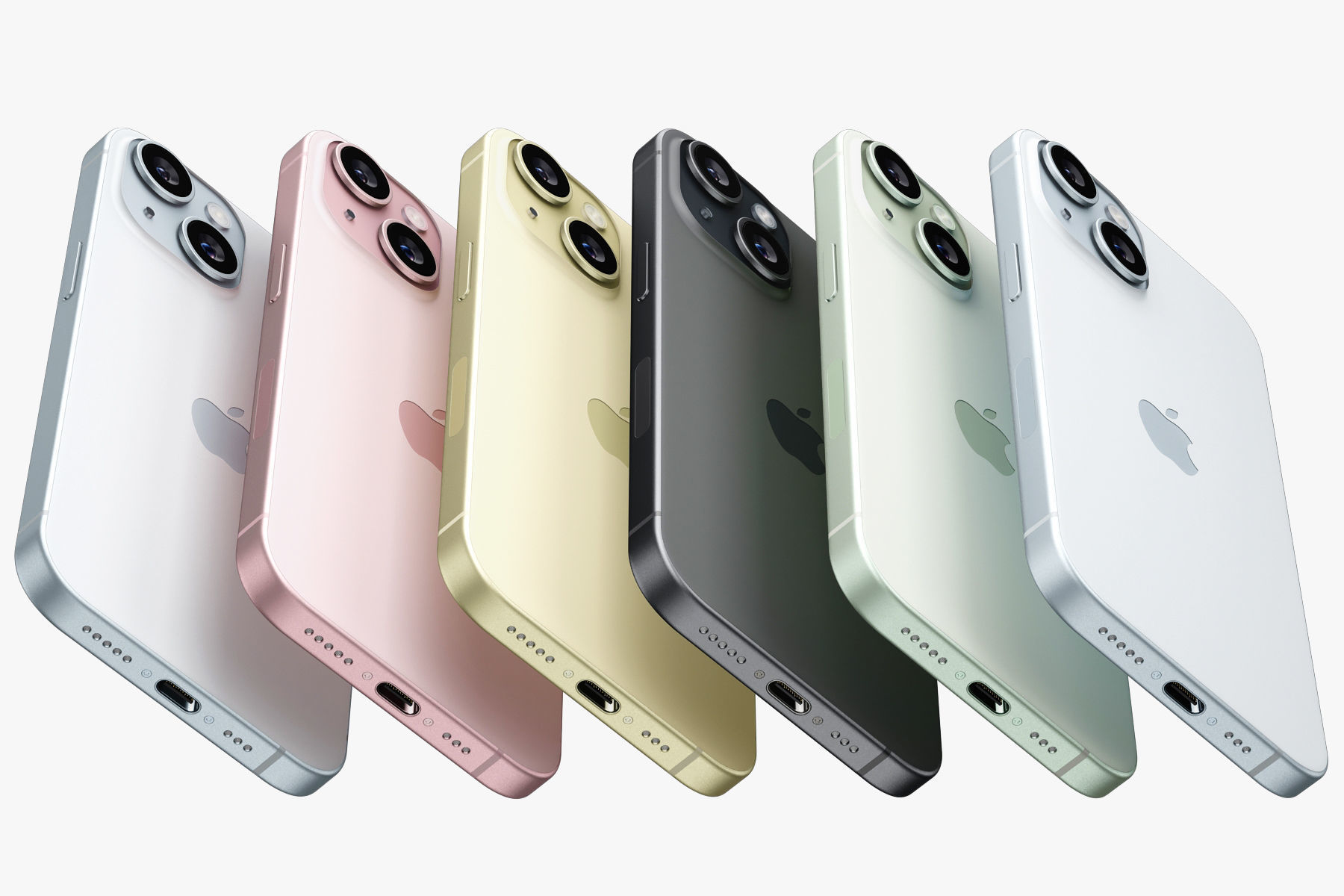 Apple iPhone 15 all colors 3D model_19