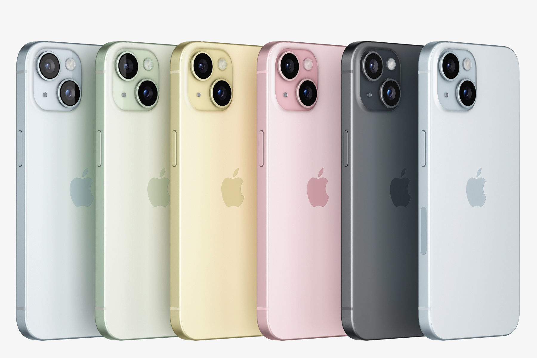Apple iPhone 15 all colors 3D model_18