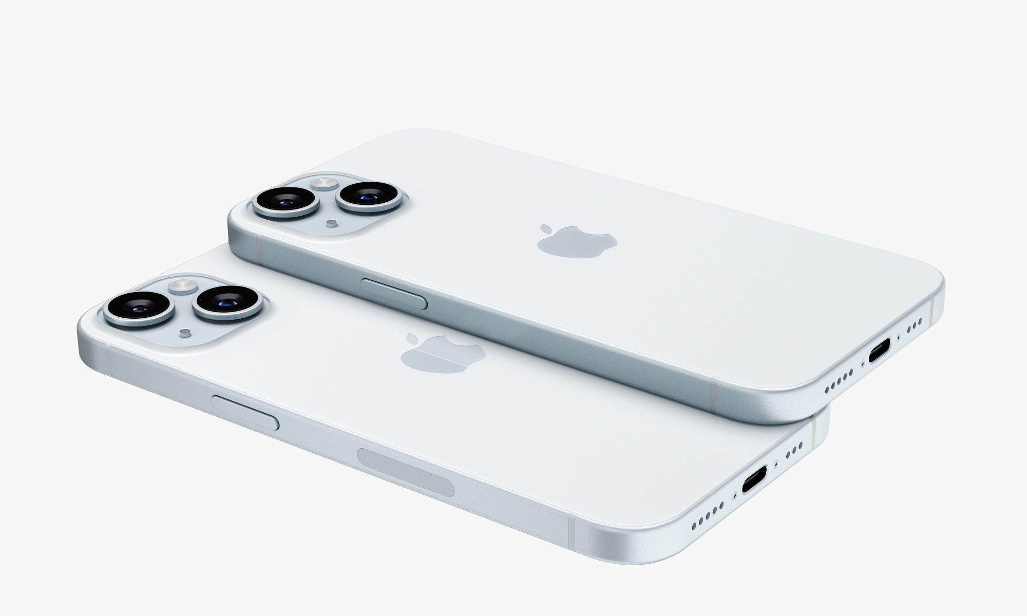Apple iPhone 15 all colors 3D model_12
