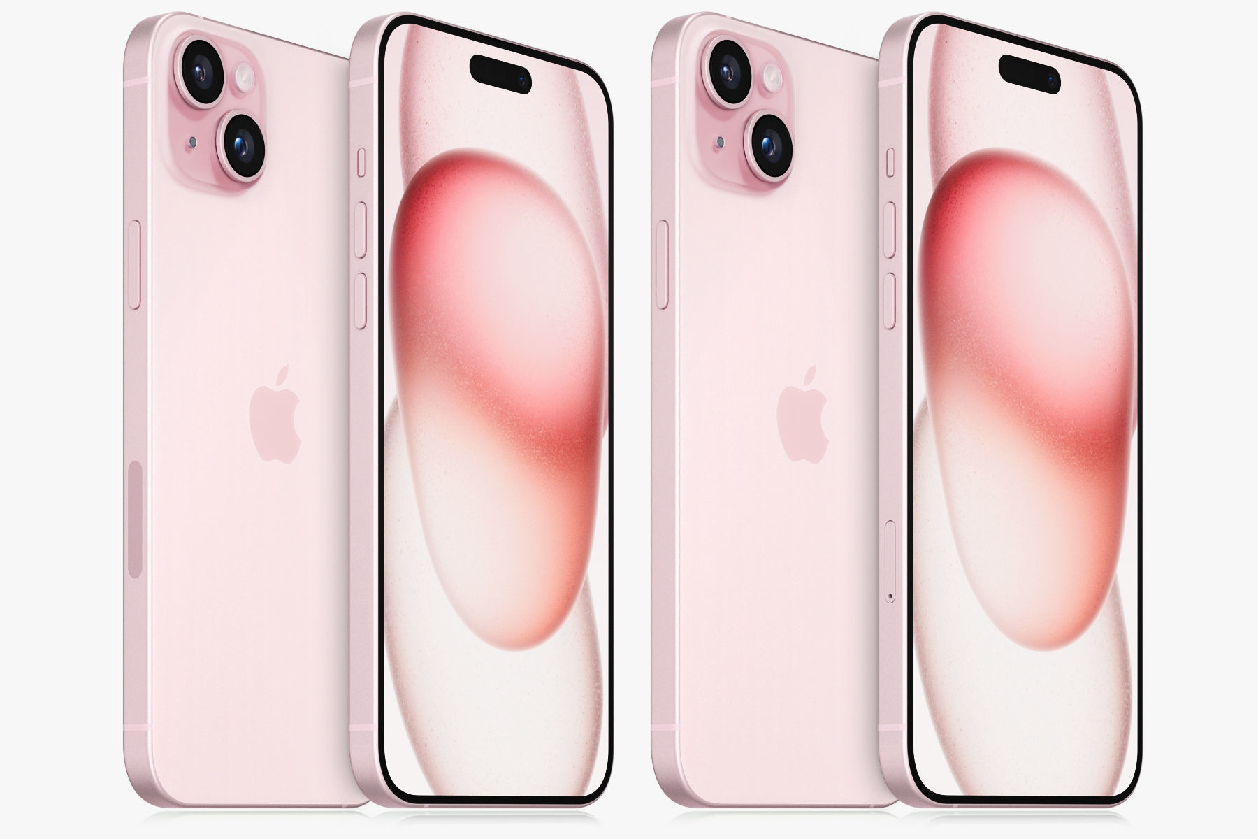 Apple iPhone 15 plus all colors 3D model_6