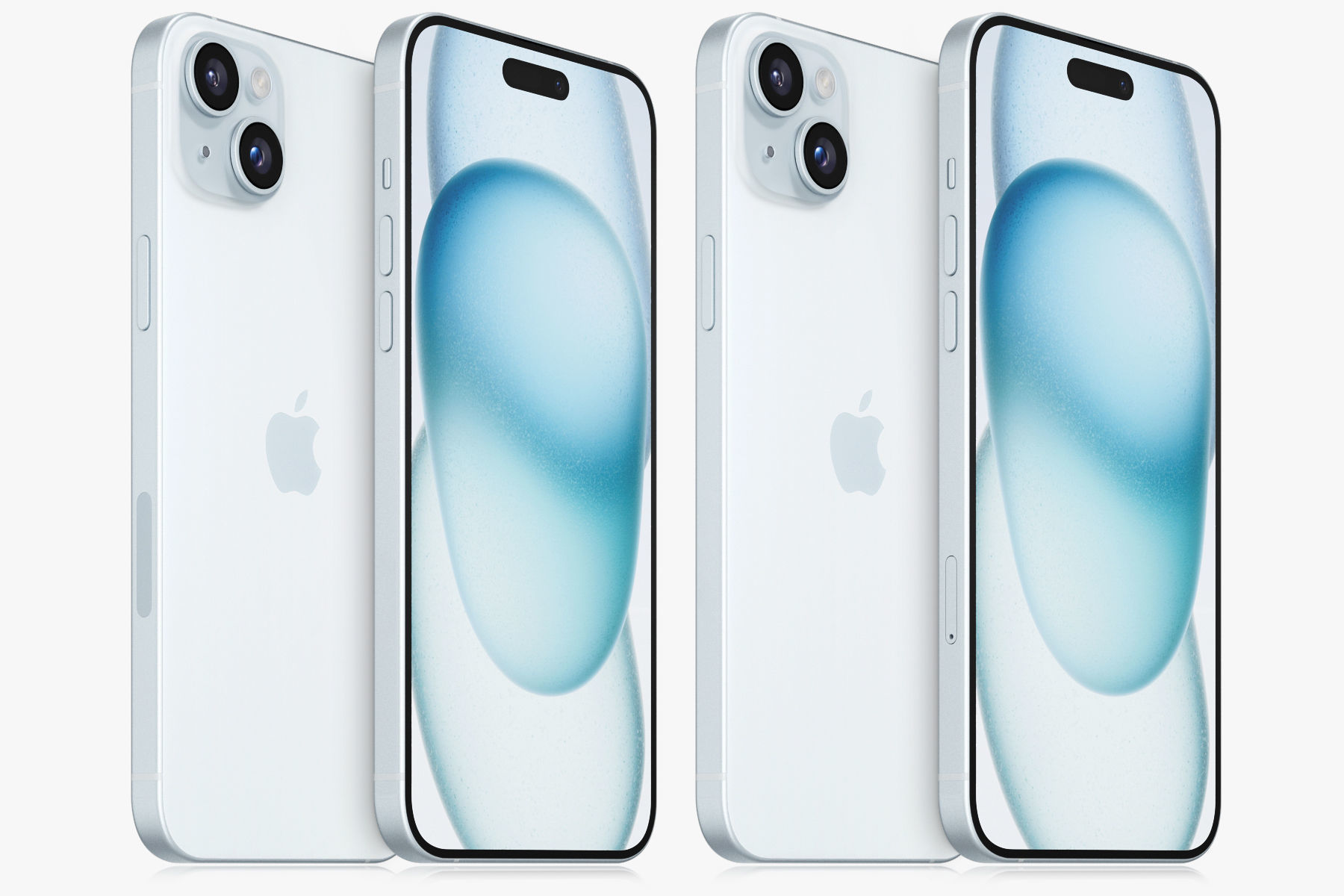 Apple iPhone 15 plus all colors 3D model_4