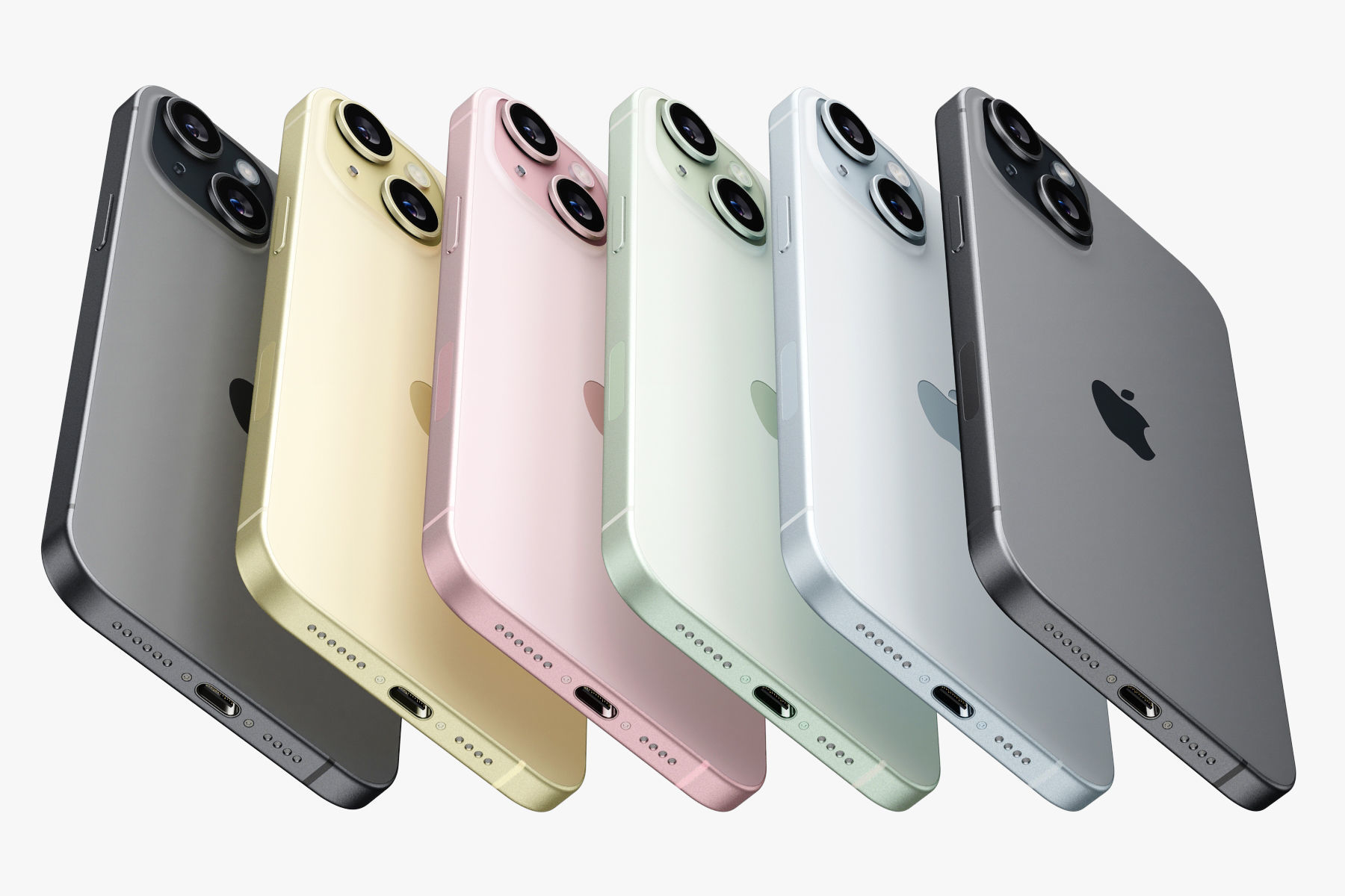 Apple iPhone 15 plus all colors 3D model_18