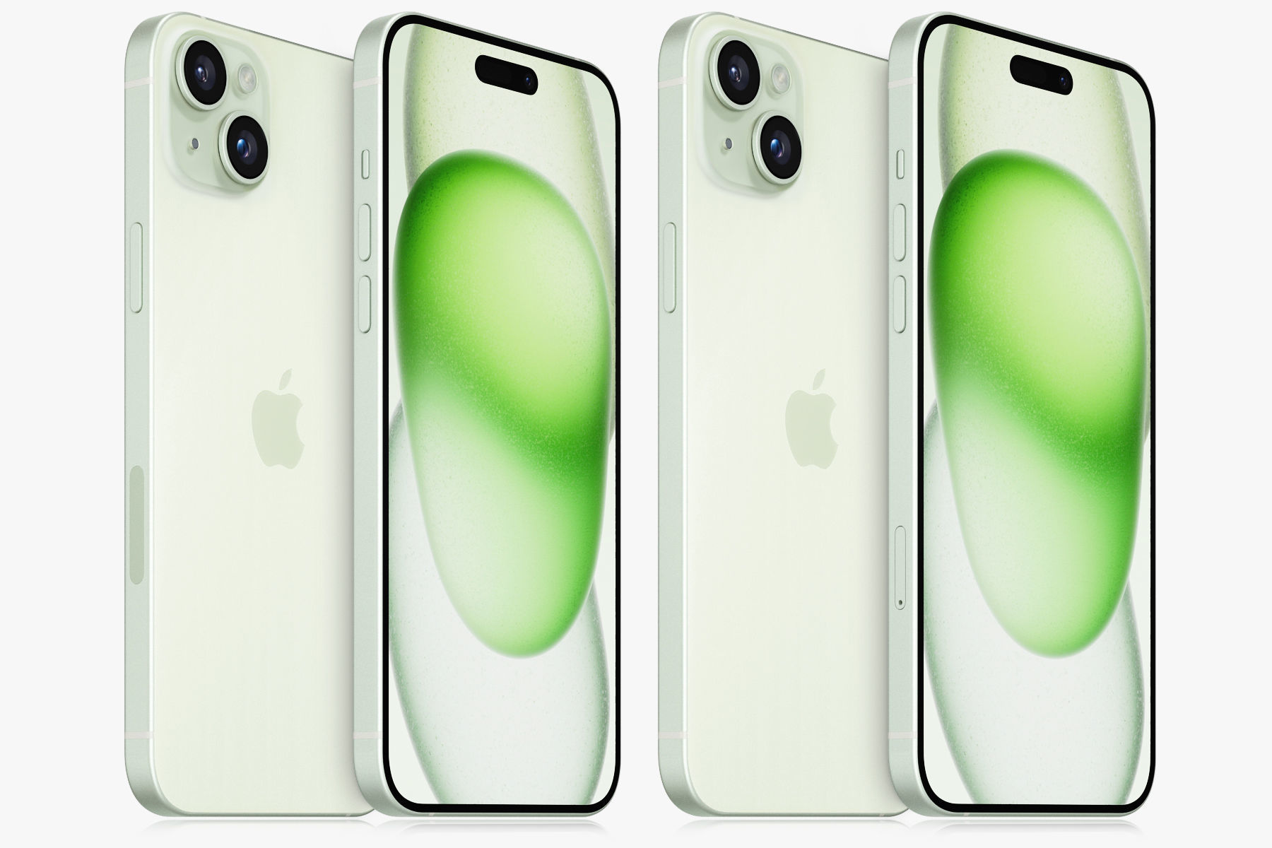 Apple iPhone 15 plus all colors 3D model_5