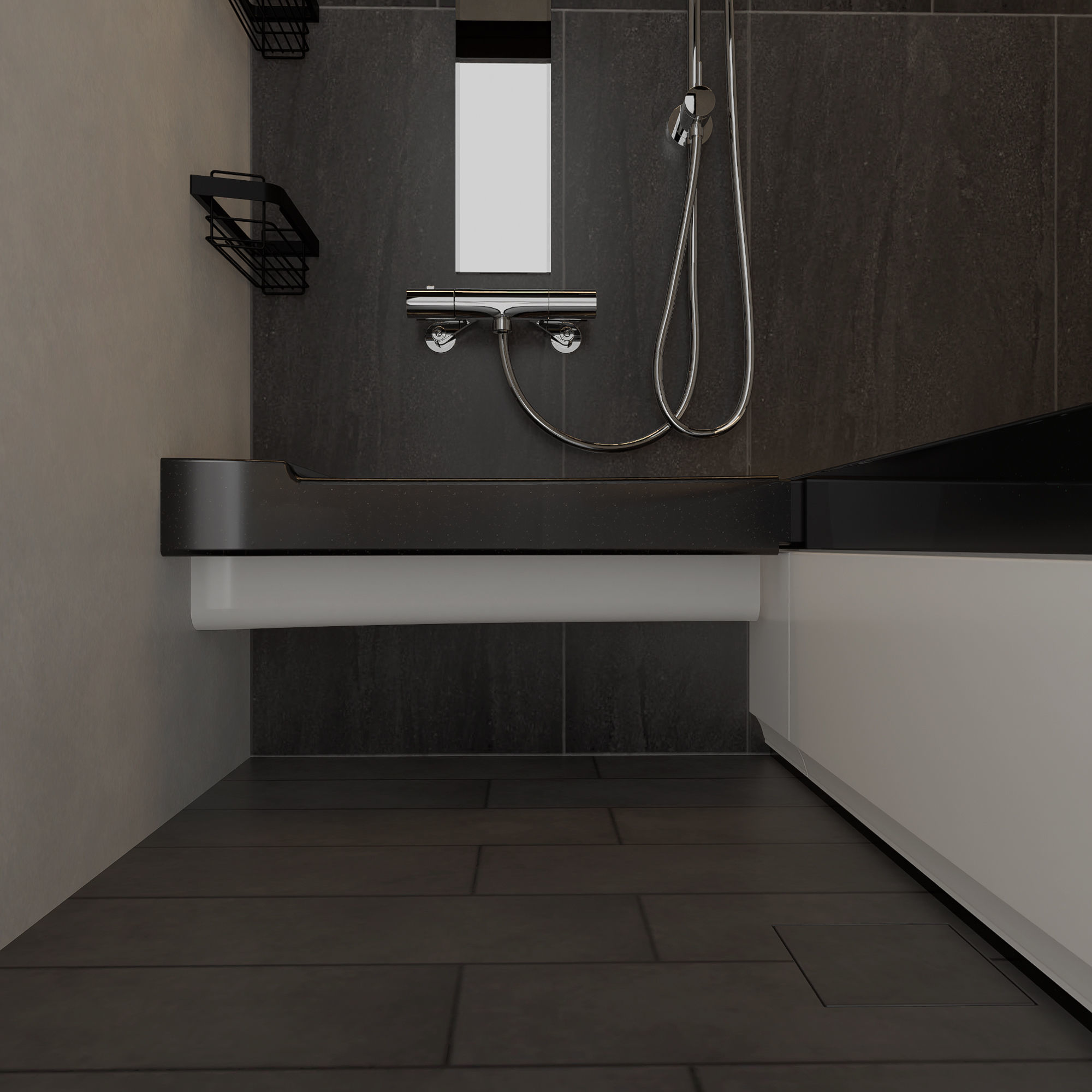 LIXIL SPAGE 1616 Japanese Unit Bath  3D model_2