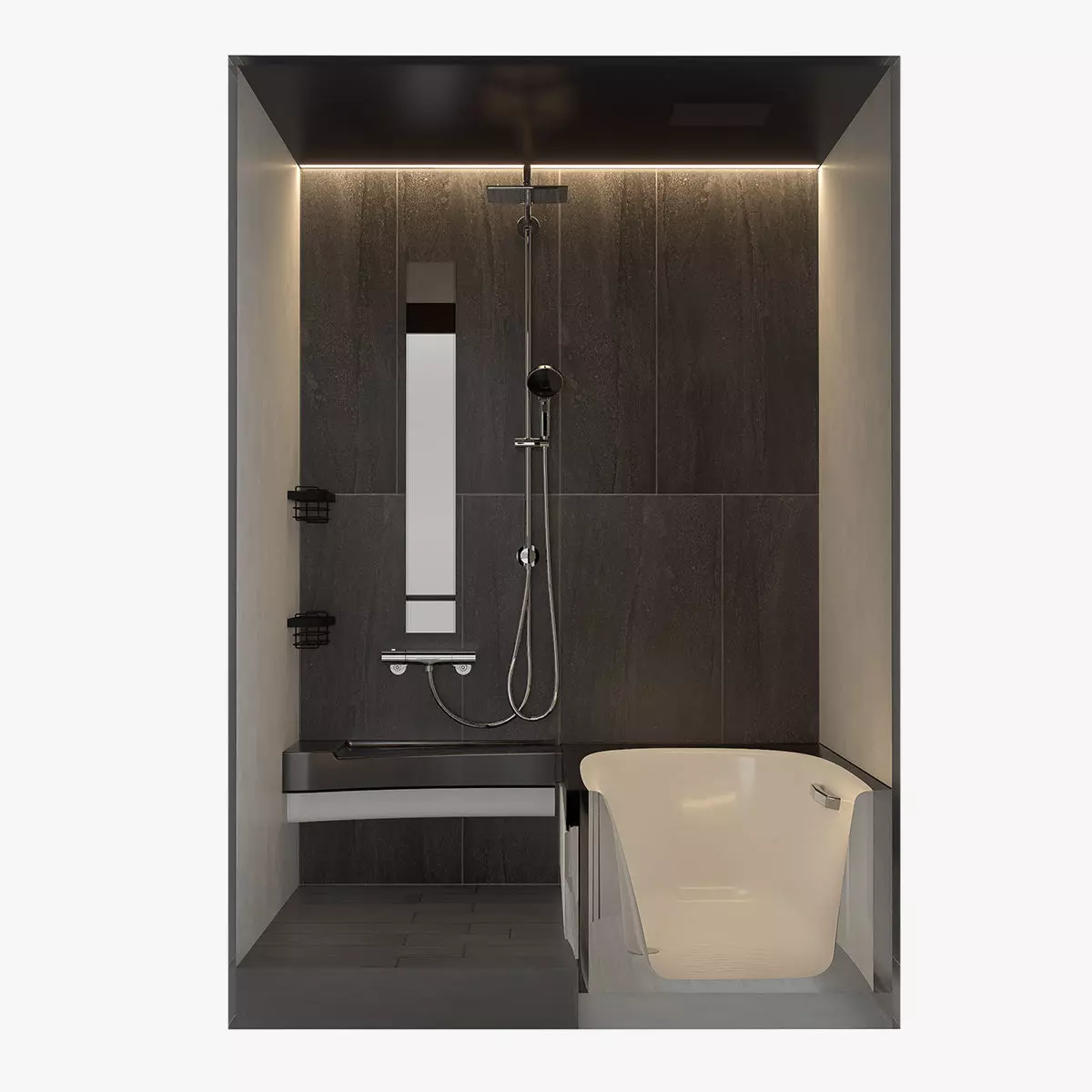 LIXIL SPAGE 1616 Japanese Unit Bath  3D model_0