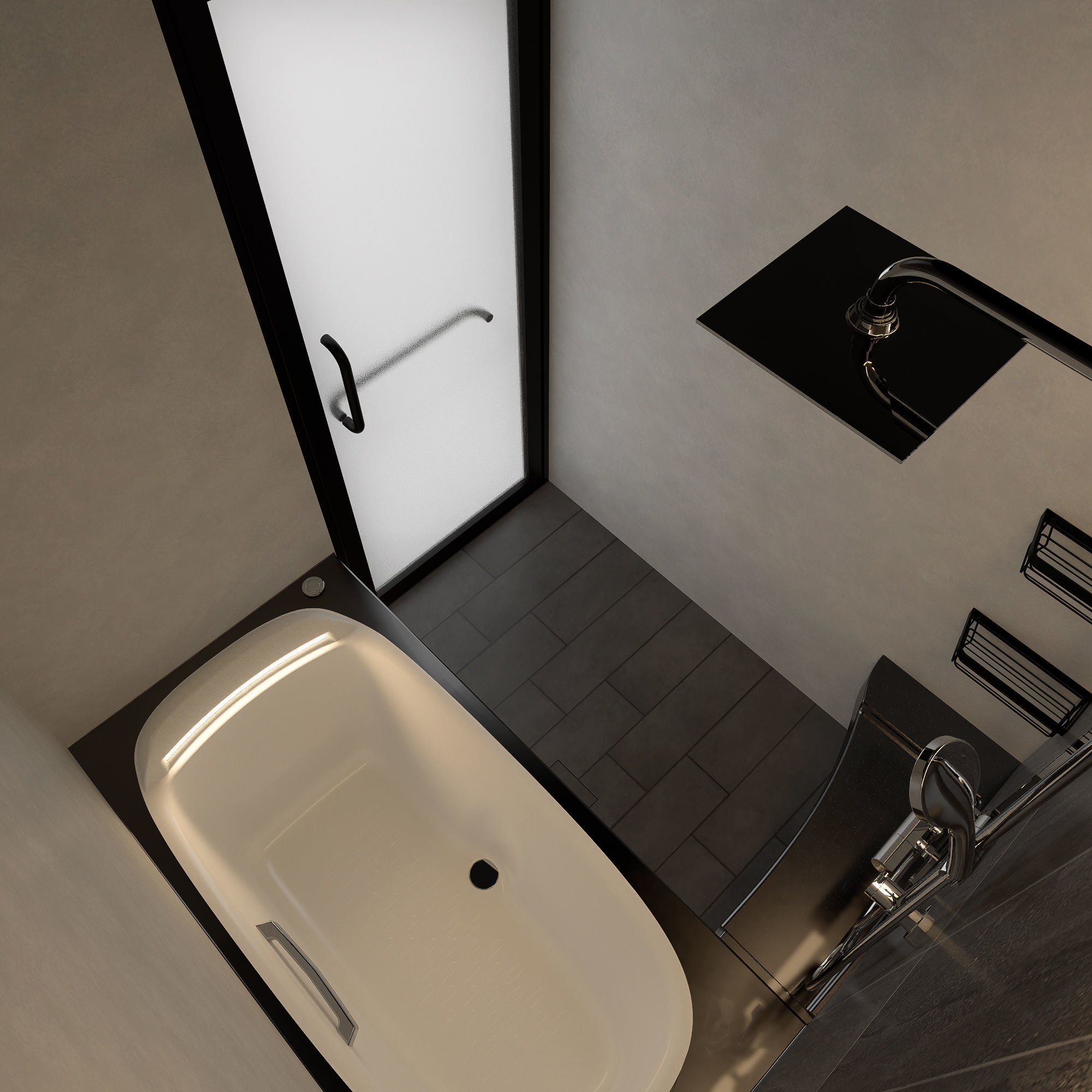 LIXIL SPAGE 1616 Japanese Unit Bath  3D model_8