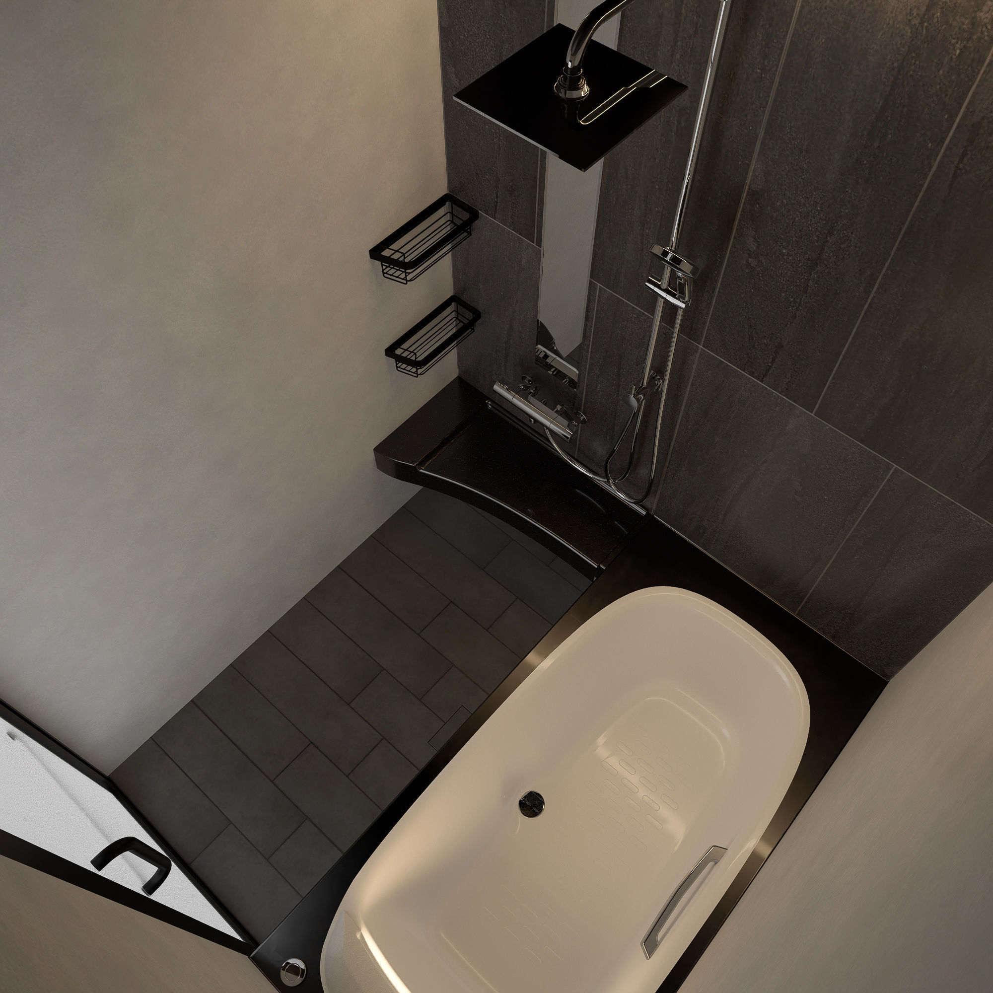 LIXIL SPAGE 1616 Japanese Unit Bath  3D model_7