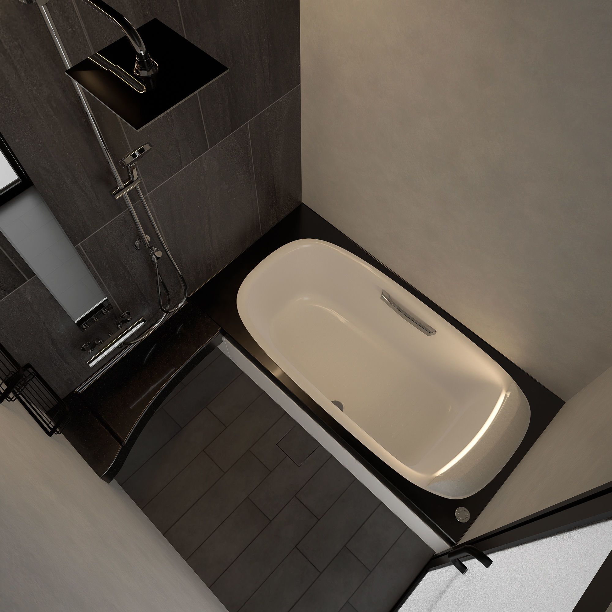 LIXIL SPAGE 1616 Japanese Unit Bath  3D model_6