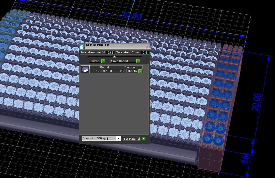 Cuban link chain box lock  3D print model_5
