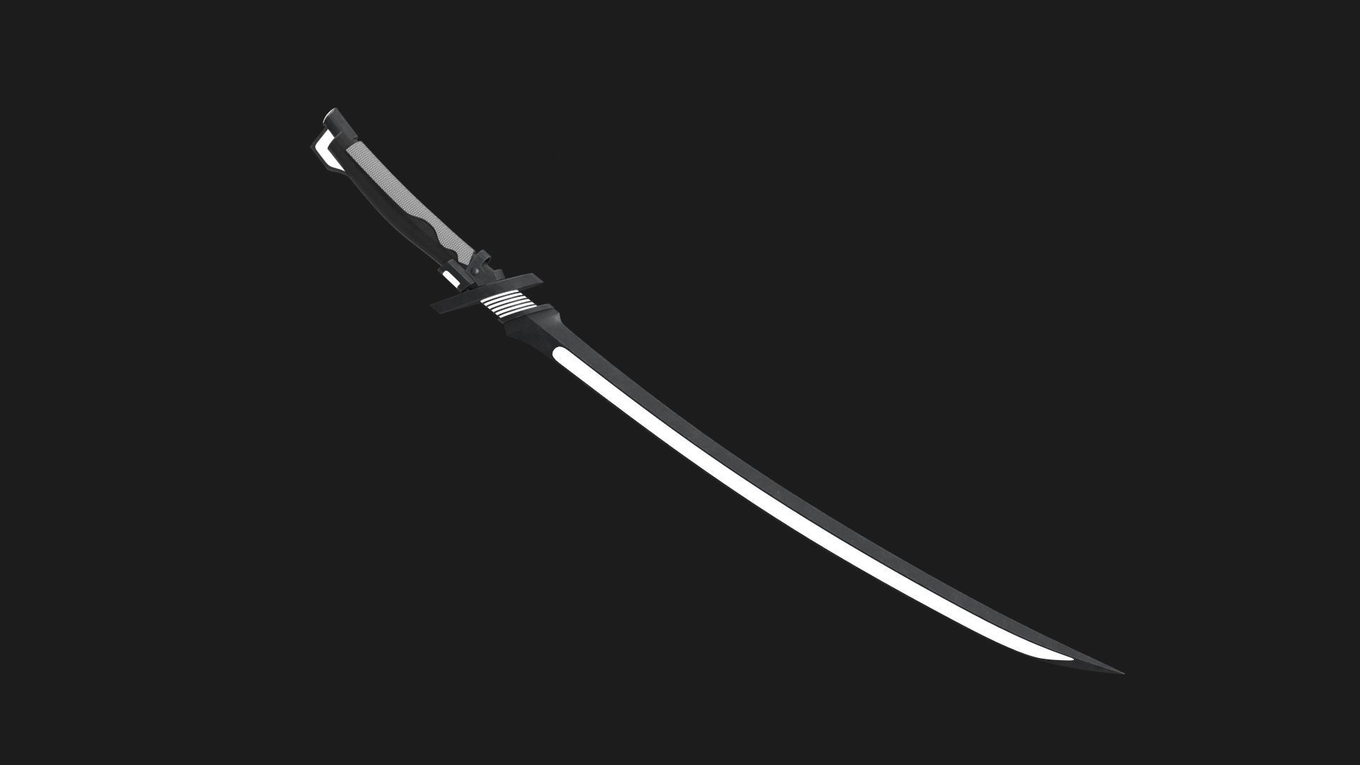 Fantasy Sci-Fi Sword v3 Low-poly 3D model_12