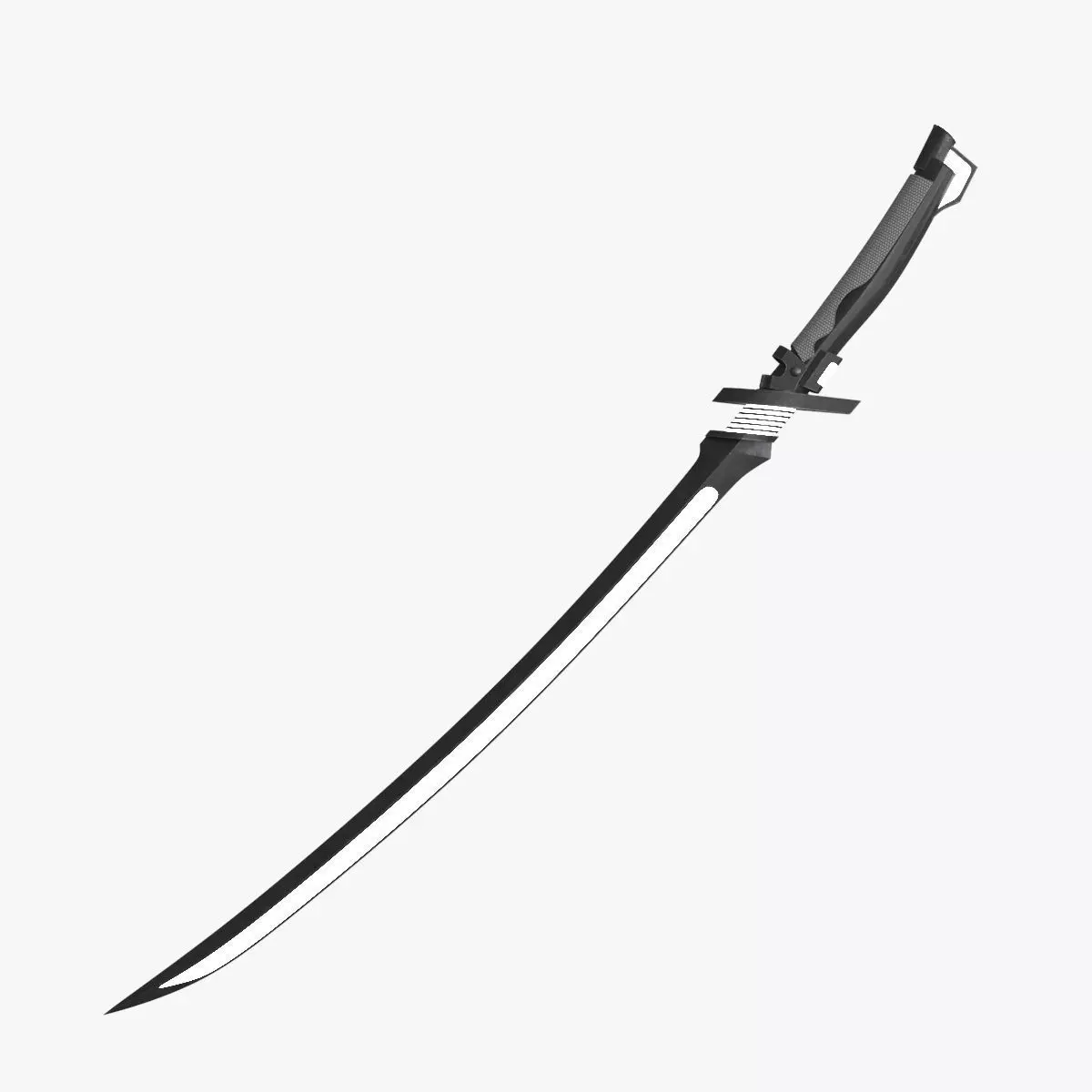 Fantasy Sci-Fi Sword v3 Low-poly 3D model_0