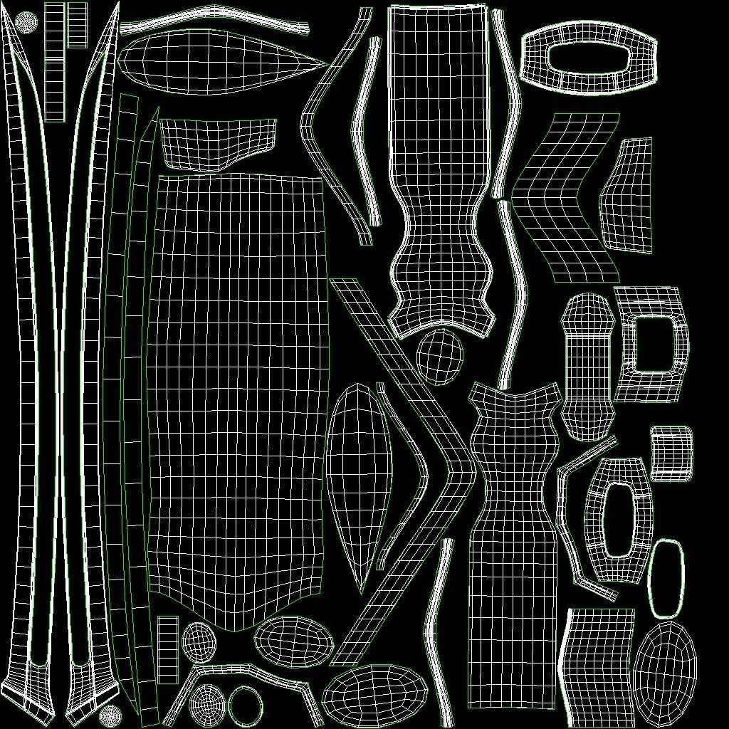 Fantasy Sci-Fi Sword v3 Low-poly 3D model_19