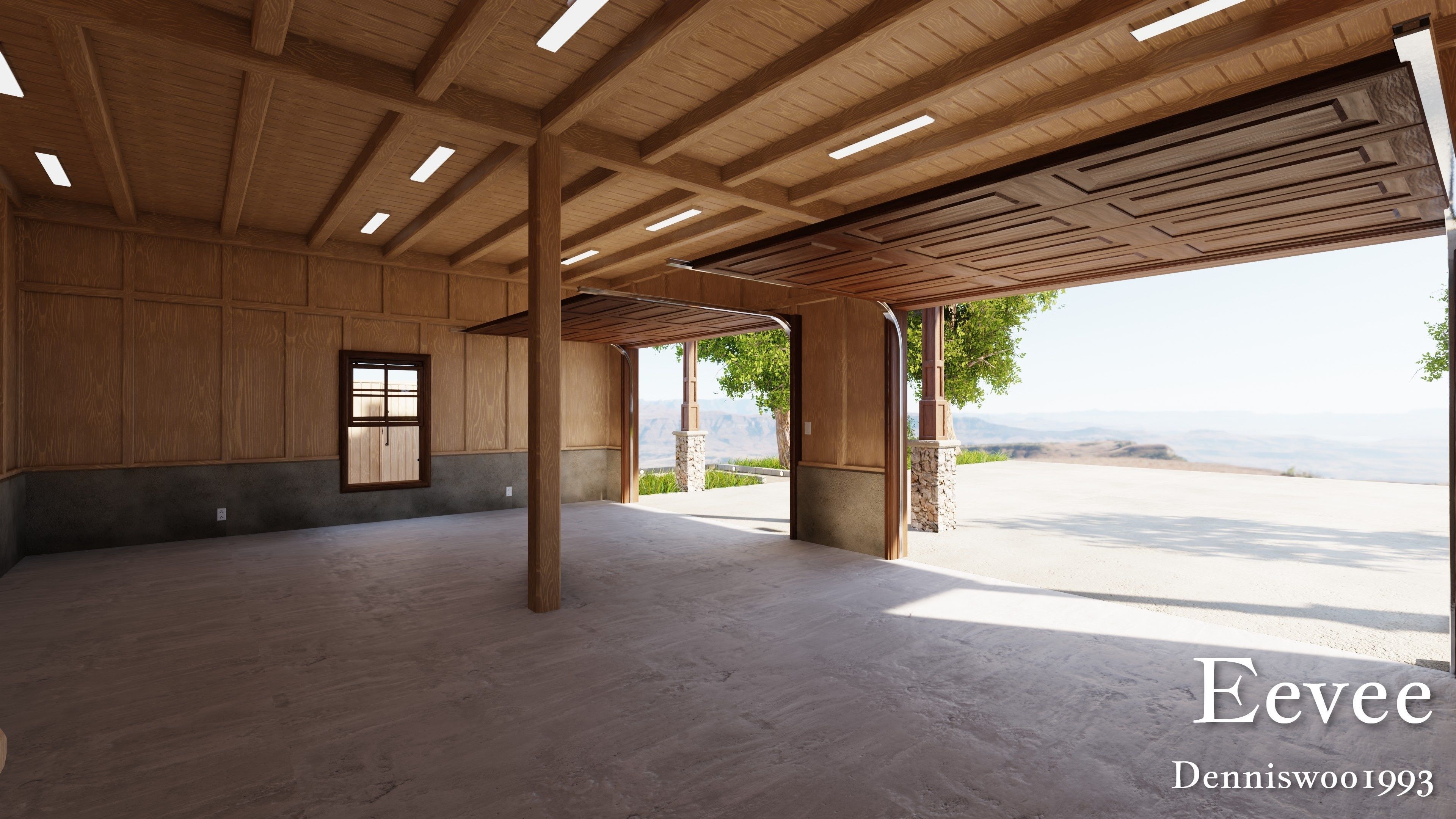 Modular Classic Style American House 17 Low-poly 3D model_41